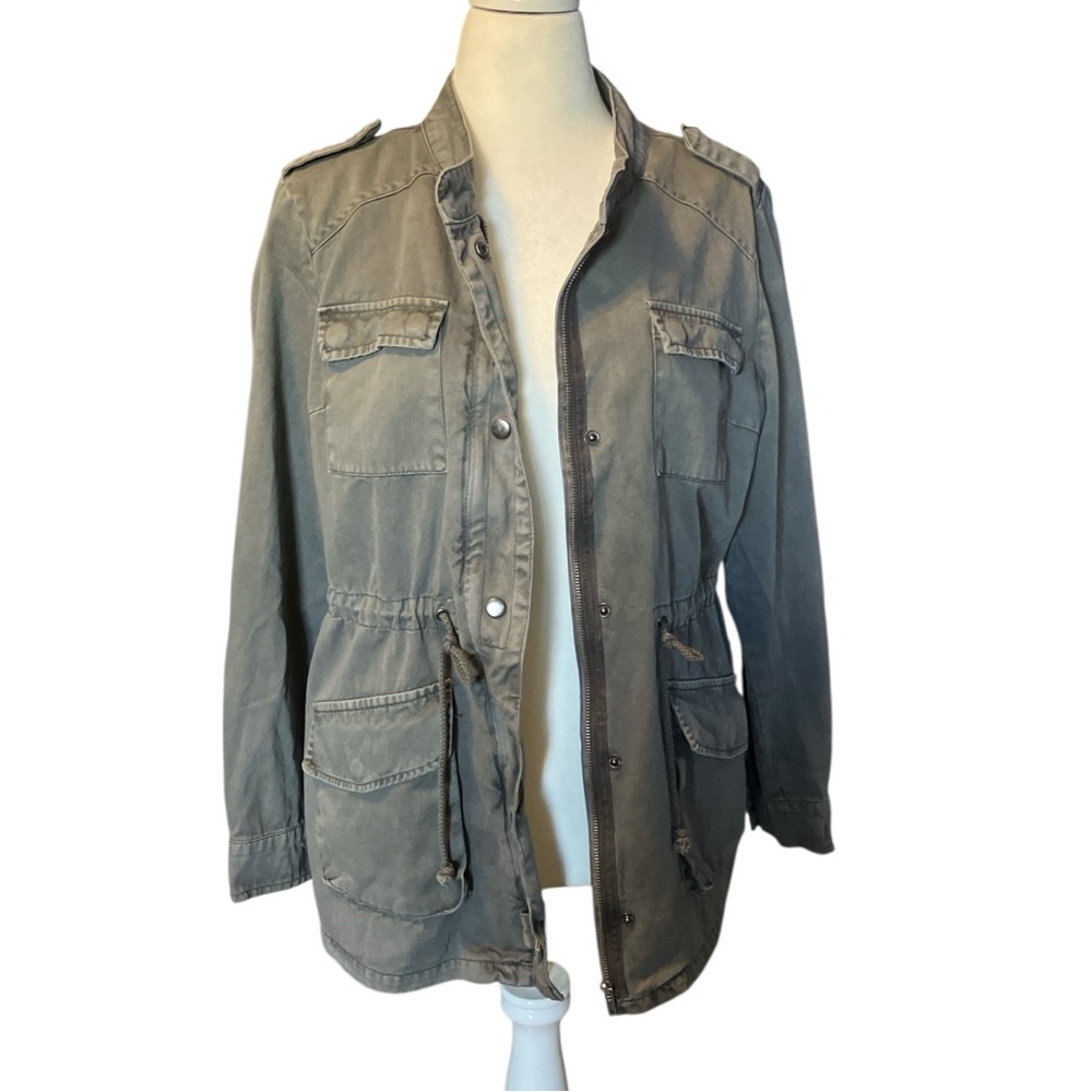 British Khaki Safari Jacket L - Picture 2 of 9